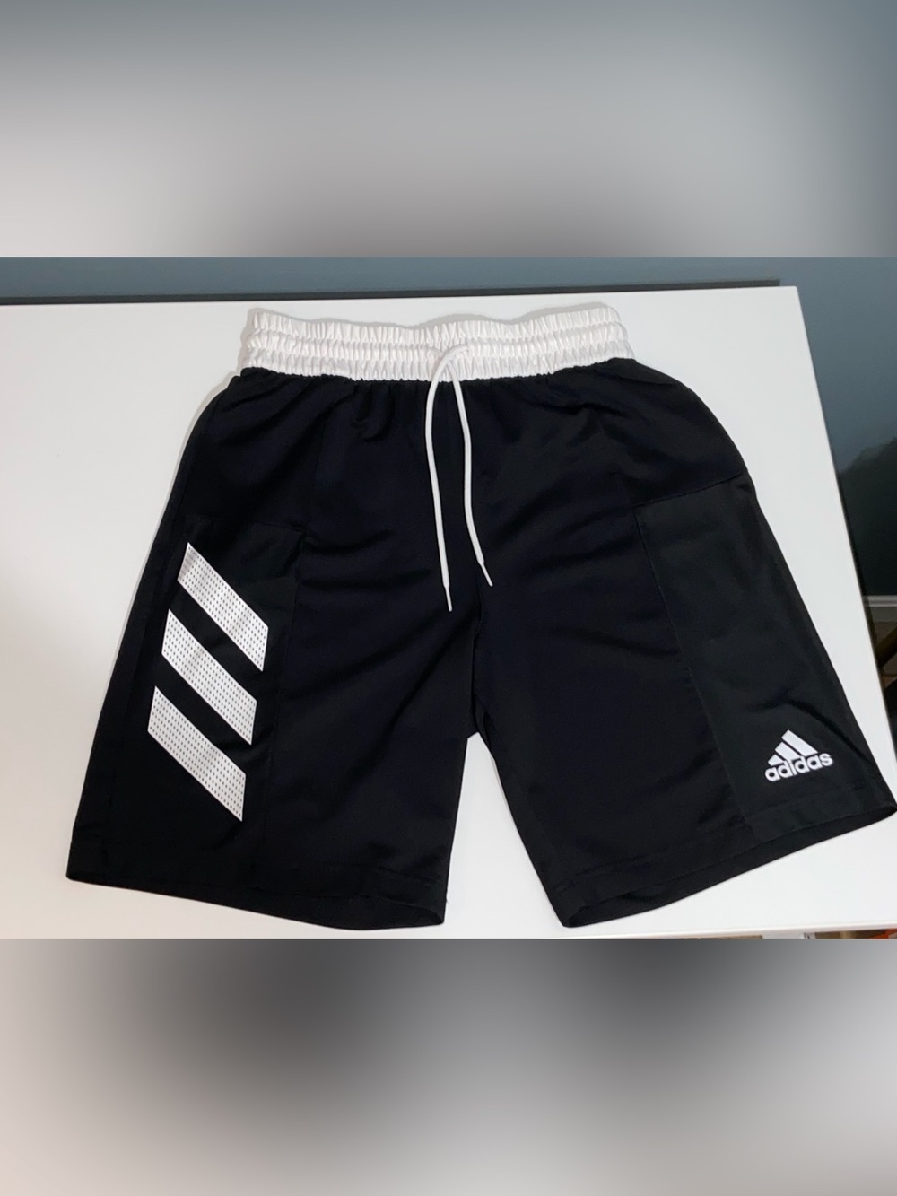 Adidas Basketball Club Black Shorts - Men's M